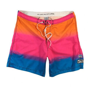 SH475 Mens BILLABONG Surfing Brand Ombré Beach Board Shorts 38 (XXL)